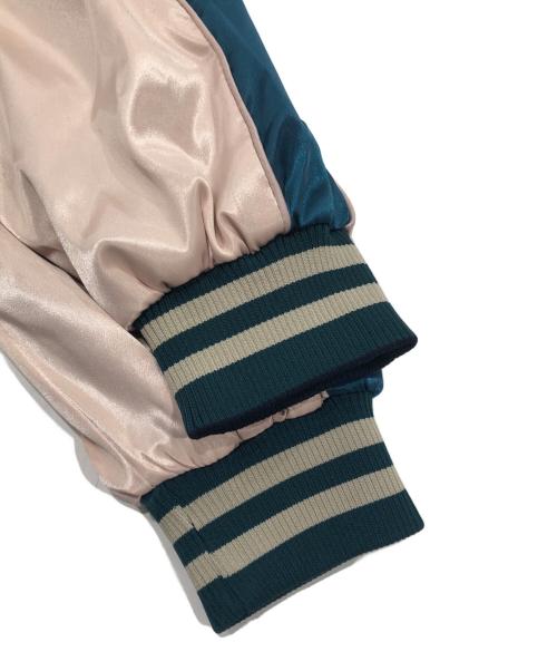 U'S NAVY（ユーエスネイビー）U'S NAVY (アメリカ海軍) リバーシブルスタジャン レッド×グリーン サイズ:Lの古着・服飾アイテム