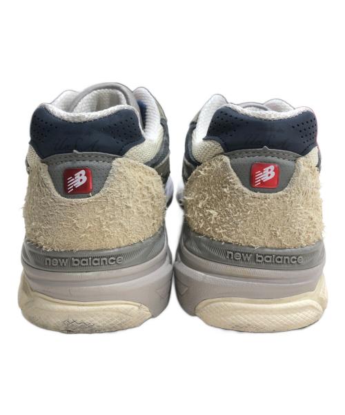 NEW BALANCE（ニューバランス）NEW BALANCE (ニューバランス) 990V3 ローカットスニーカー ネイビー×ベージュ サイズ:US09/UK08 1/2/EU42.5の古着・服飾アイテム