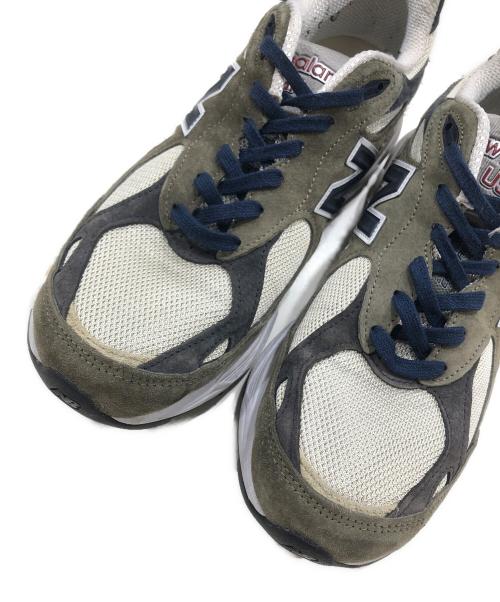 NEW BALANCE（ニューバランス）NEW BALANCE (ニューバランス) 990V3 ローカットスニーカー ネイビー×ベージュ サイズ:US09/UK08 1/2/EU42.5の古着・服飾アイテム