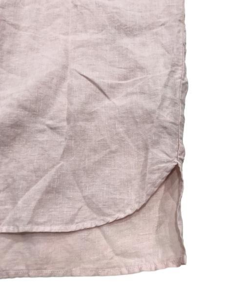 nest Robe（ネストローブ）nest Robe (ネストローブ) リネンパフィーブラウス/半袖ブラウス ピンク サイズ:Fの古着・服飾アイテム