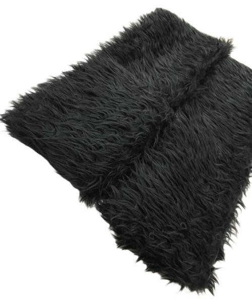 juha（ユハ）juha (ユハ) FUR MUFFLER / ファーマフラー ブラックの古着・服飾アイテム