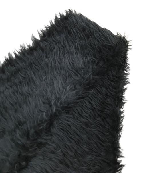 juha（ユハ）juha (ユハ) FUR MUFFLER / ファーマフラー ブラックの古着・服飾アイテム