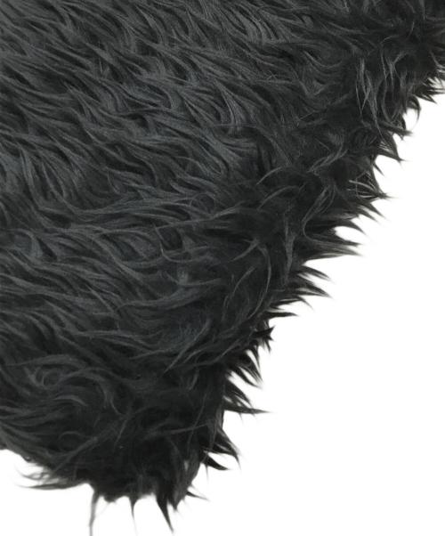 juha（ユハ）juha (ユハ) FUR MUFFLER / ファーマフラー ブラックの古着・服飾アイテム