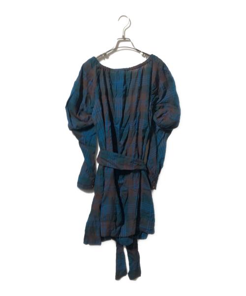Vivienne Westwood RED LABEL（ヴィヴィアンウエストウッドレッドレーベル）Vivienne Westwood RED LABEL (ヴィヴィアンウエストウッドレッドレーベル) チェックワンピース マルチカラー サイズ:2の古着・服飾アイテム