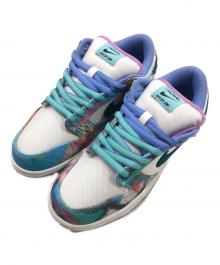 NIKE SB×FUTURA LABORATORIES（ナイキエスビー×フューチュラ ラボラトリーズ）の古着「Dunk Low スニーカー」｜ホワイト×ブルー