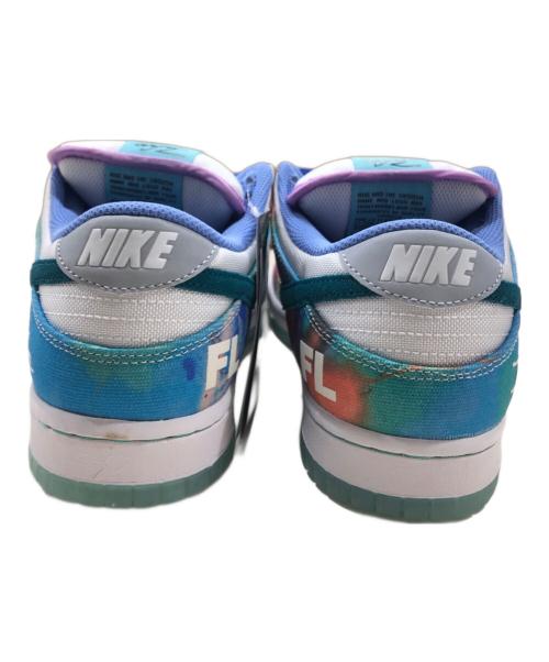 NIKE SB（ナイキエスビー）NIKE SB (ナイキエスビー) FUTURA LABORATORIES (フューチュラ ラボラトリーズ) Dunk Low スニーカー ホワイト×ブルー サイズ:US8.5/UK7.5/EUR42の古着・服飾アイテム