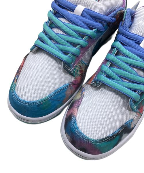 NIKE SB（ナイキエスビー）NIKE SB (ナイキエスビー) FUTURA LABORATORIES (フューチュラ ラボラトリーズ) Dunk Low スニーカー ホワイト×ブルー サイズ:US8.5/UK7.5/EUR42の古着・服飾アイテム