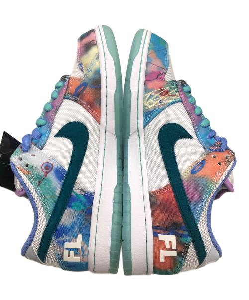NIKE SB（ナイキエスビー）NIKE SB (ナイキエスビー) FUTURA LABORATORIES (フューチュラ ラボラトリーズ) Dunk Low スニーカー ホワイト×ブルー サイズ:US8.5/UK7.5/EUR42の古着・服飾アイテム