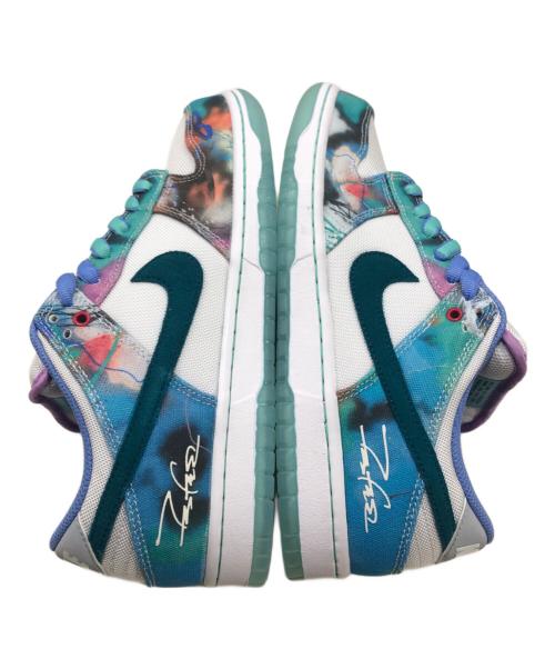 NIKE SB（ナイキエスビー）NIKE SB (ナイキエスビー) FUTURA LABORATORIES (フューチュラ ラボラトリーズ) Dunk Low スニーカー ホワイト×ブルー サイズ:US8.5/UK7.5/EUR42の古着・服飾アイテム