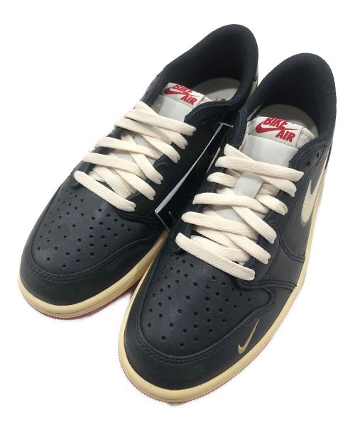 NIKE（ナイキ）NIKE (ナイキ) Nigel Sylvester (ナイジェル シルベスター) Air Jordan 1 Retro Low OG スニーカー ブラック サイズ:US8/UK7/EUR41の古着・服飾アイテム