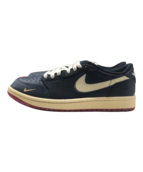 NIKE（ナイキ）NIKE (ナイキ) Nigel Sylvester (ナイジェル シルベスター) Air Jordan 1 Retro Low OG スニーカー ブラック サイズ:US8/UK7/EUR41の古着・服飾アイテム