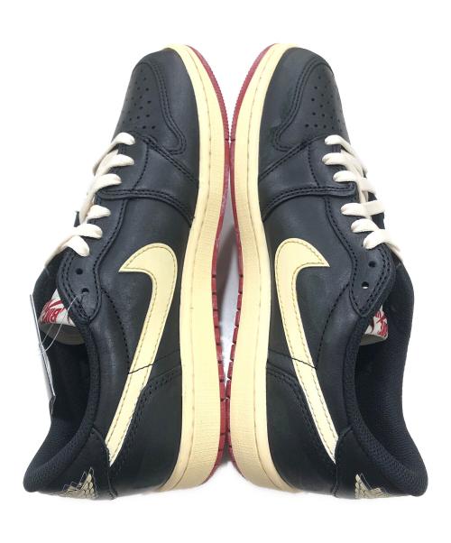 NIKE（ナイキ）NIKE (ナイキ) Nigel Sylvester (ナイジェル シルベスター) Air Jordan 1 Retro Low OG スニーカー ブラック サイズ:US8/UK7/EUR41の古着・服飾アイテム