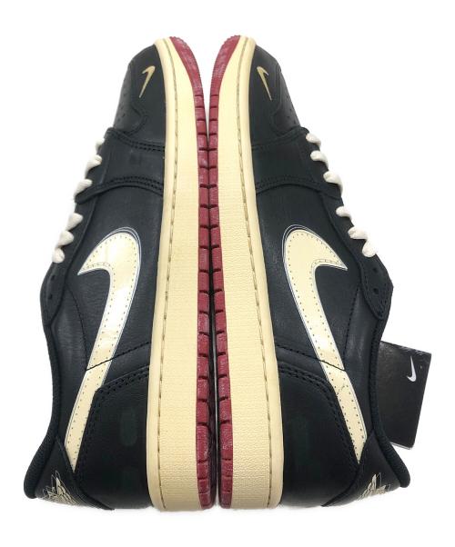 NIKE（ナイキ）NIKE (ナイキ) Nigel Sylvester (ナイジェル シルベスター) Air Jordan 1 Retro Low OG スニーカー ブラック サイズ:US8/UK7/EUR41の古着・服飾アイテム