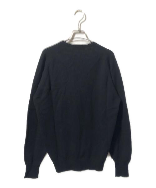 Burberry's（バーバリー）Burberry's (バーバリーズ) Vネックニット ブラック サイズ:表記なしの古着・服飾アイテム