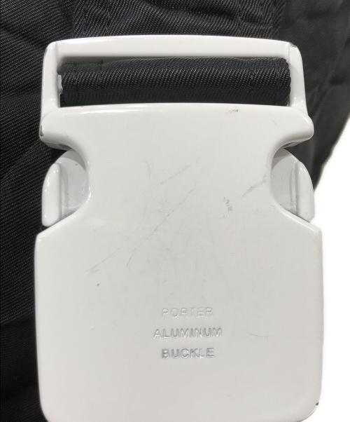 PORTER（ポーター）PORTER (ポーター) 近江ちぢみ ボディバッグ ブラックの古着・服飾アイテム