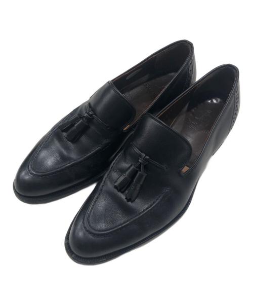 Paul Stuart（ポールスチュアート）Paul Stuart (ポールスチュアート) タッセルローファー ブラック サイズ:241/2の古着・服飾アイテム