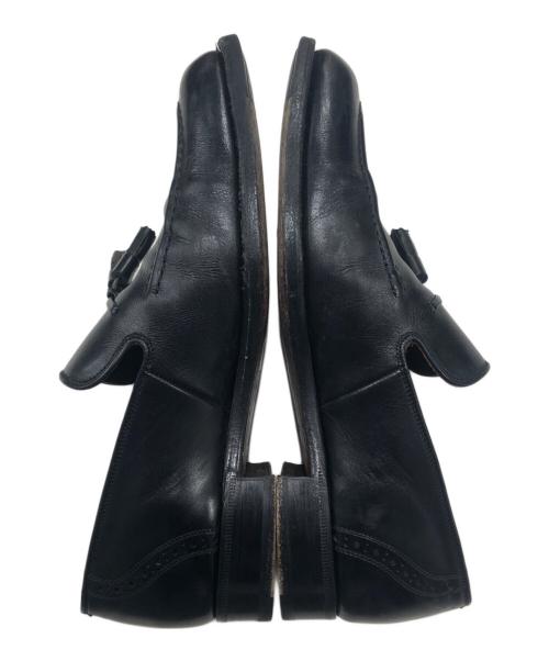 Paul Stuart（ポールスチュアート）Paul Stuart (ポールスチュアート) タッセルローファー ブラック サイズ:241/2の古着・服飾アイテム