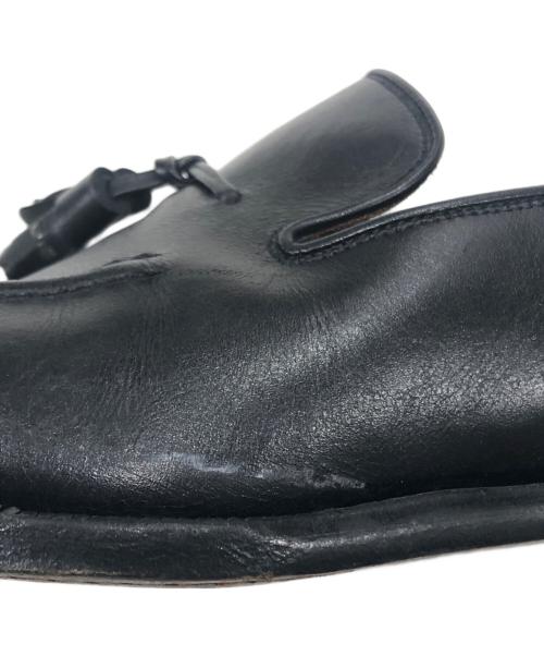 Paul Stuart（ポールスチュアート）Paul Stuart (ポールスチュアート) タッセルローファー ブラック サイズ:241/2の古着・服飾アイテム