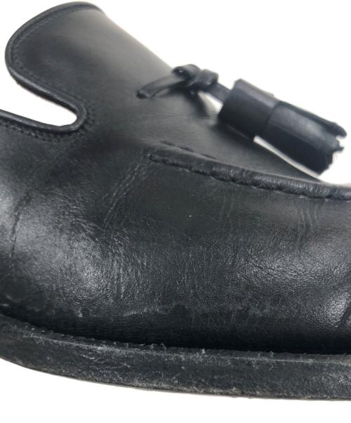 Paul Stuart（ポールスチュアート）Paul Stuart (ポールスチュアート) タッセルローファー ブラック サイズ:241/2の古着・服飾アイテム