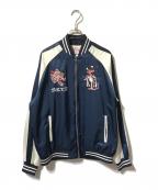 have a good time×S.S.T.Pハブアグッドタイム）の古着「スカジャン/スーベニアジャケット」｜ネイビー