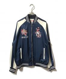 have a good time×S.S.T.P（ハブアグッドタイム）の古着「スカジャン/スーベニアジャケット」｜ネイビー
