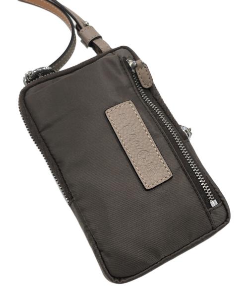 Felisi（フェリージ）Felisi (フェリージ) ナイロンショルダーミニサコッシュバッグ ブラウンの古着・服飾アイテム