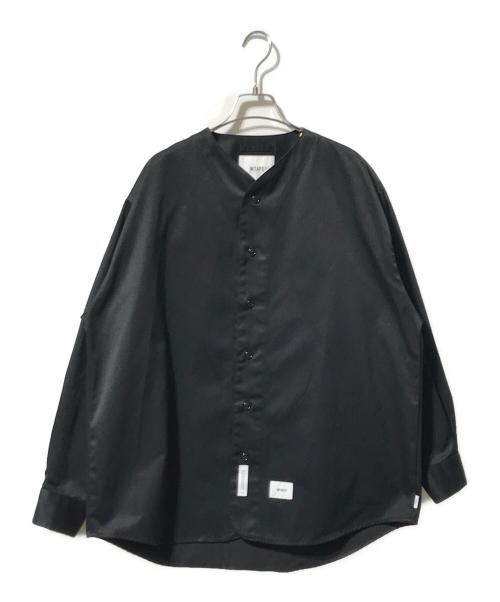 WTAPS（ダブルタップス）WTAPS (ダブルタップス) LEAGUE 01 / LS / CTPL. TWILL シャツ/ノーカラーシャツ ブラック サイズ:02の古着・服飾アイテム