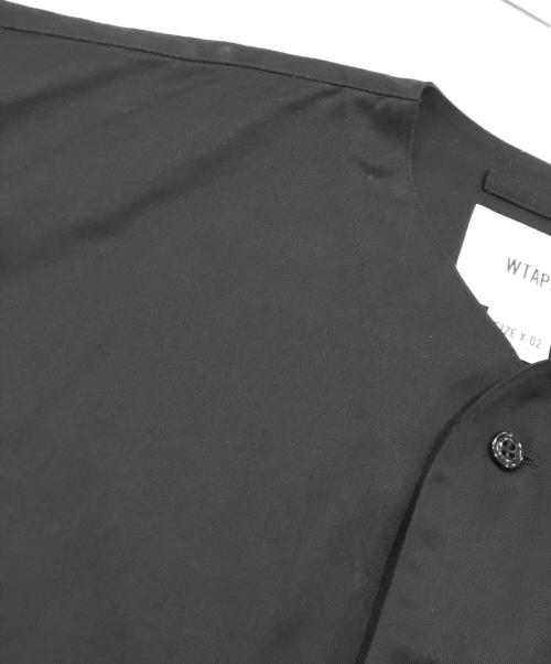 WTAPS（ダブルタップス）WTAPS (ダブルタップス) LEAGUE 01 / LS / CTPL. TWILL シャツ/ノーカラーシャツ ブラック サイズ:02の古着・服飾アイテム