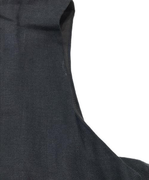 KAGURE（カグレ）kagure (カグレ) リネンボックスワンピース ブラック サイズ:Freeの古着・服飾アイテム