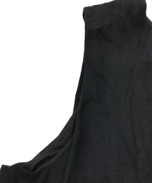 KAGURE（カグレ）kagure (カグレ) リネンボックスワンピース ブラック サイズ:Freeの古着・服飾アイテム