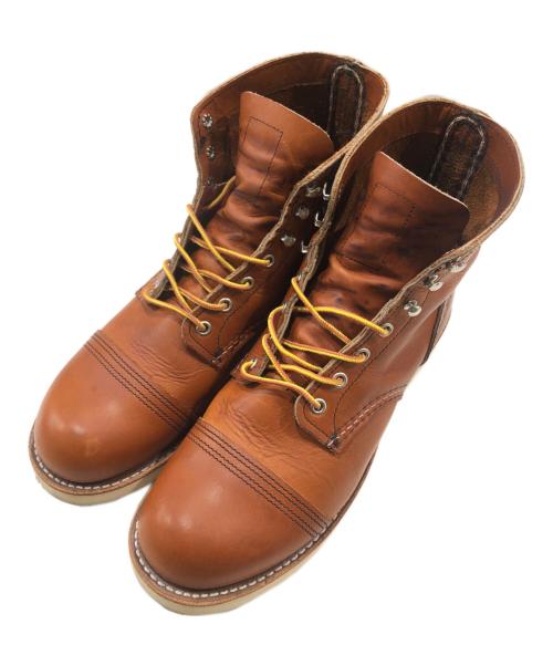 RED WING（レッドウィング）RED WING (レッドウィング) Iron Ranger ブラウン サイズ:USA9/UK8/EUR42の古着・服飾アイテム