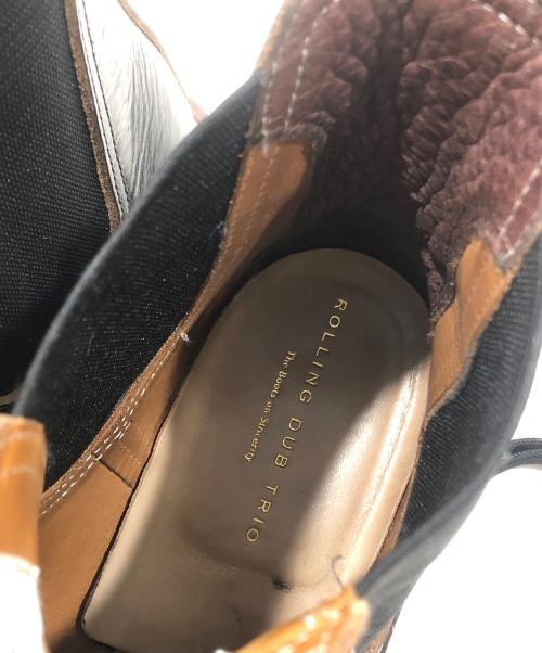 ROLLING DUB TRIO（ローリングダブトリオ）ROLLING DUB TRIO (ローリングダブトリオ) STANサイドゴアブーツ ブラック サイズ:26cm　US:8の古着・服飾アイテム