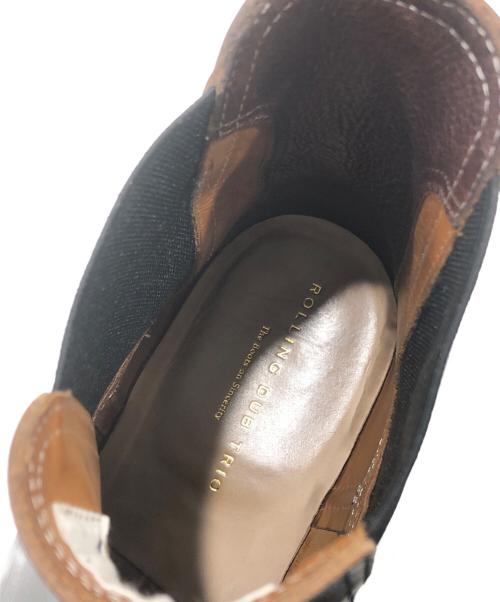 ROLLING DUB TRIO（ローリングダブトリオ）ROLLING DUB TRIO (ローリングダブトリオ) STANサイドゴアブーツ ブラック サイズ:26cm　US:8の古着・服飾アイテム