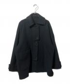 ENFOLDエンフォルド）の古着「WOOL MEDIUM COAT」｜ブラック