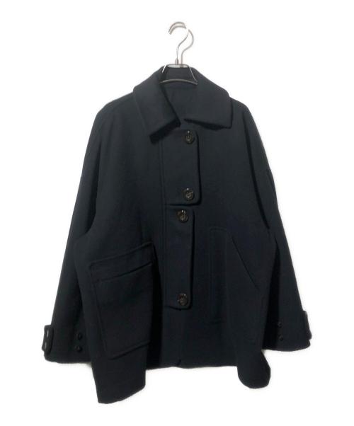 ENFOLD（エンフォルド）ENFOLD (エンフォルド) WOOL MEDIUM COAT ブラック サイズ:38の古着・服飾アイテム
