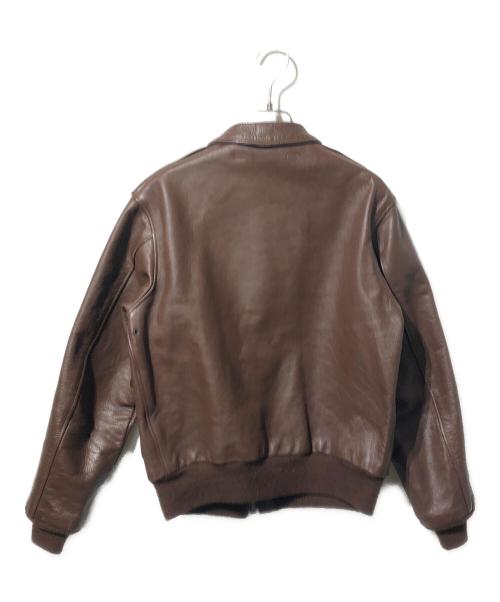 THE REAL McCOY'S（ザ・リアルマッコイズ）THE REAL McCOY'S (ザ・リアルマッコイズ) A-2フライトジャケット ブラウン サイズ:38の古着・服飾アイテム