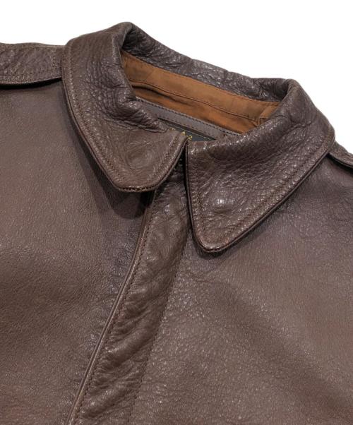 THE REAL McCOY'S（ザ・リアルマッコイズ）THE REAL McCOY'S (ザ・リアルマッコイズ) A-2フライトジャケット ブラウン サイズ:38の古着・服飾アイテム