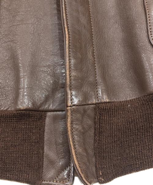 THE REAL McCOY'S（ザ・リアルマッコイズ）THE REAL McCOY'S (ザ・リアルマッコイズ) A-2フライトジャケット ブラウン サイズ:38の古着・服飾アイテム