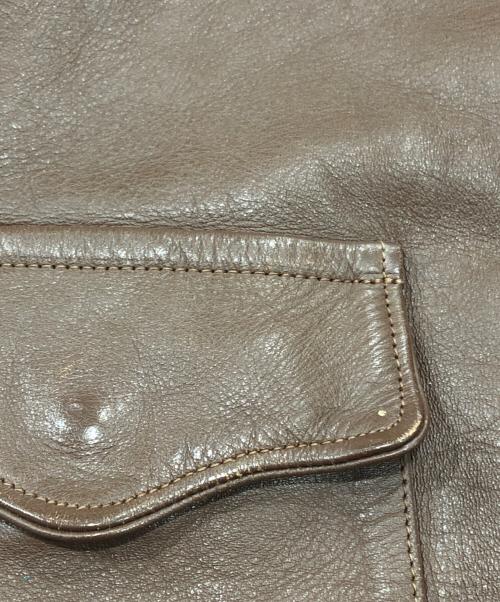 THE REAL McCOY'S（ザ・リアルマッコイズ）THE REAL McCOY'S (ザ・リアルマッコイズ) A-2フライトジャケット ブラウン サイズ:38の古着・服飾アイテム