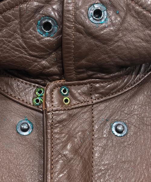 THE REAL McCOY'S（ザ・リアルマッコイズ）THE REAL McCOY'S (ザ・リアルマッコイズ) A-2フライトジャケット ブラウン サイズ:38の古着・服飾アイテム