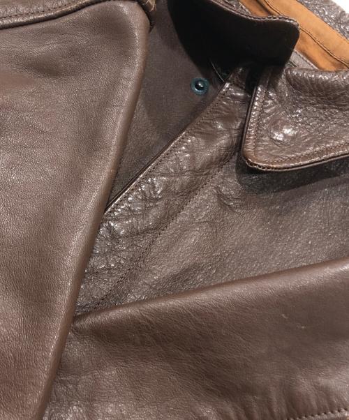 THE REAL McCOY'S（ザ・リアルマッコイズ）THE REAL McCOY'S (ザ・リアルマッコイズ) A-2フライトジャケット ブラウン サイズ:38の古着・服飾アイテム