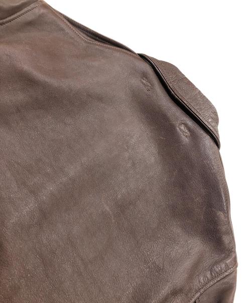 THE REAL McCOY'S（ザ・リアルマッコイズ）THE REAL McCOY'S (ザ・リアルマッコイズ) A-2フライトジャケット ブラウン サイズ:38の古着・服飾アイテム