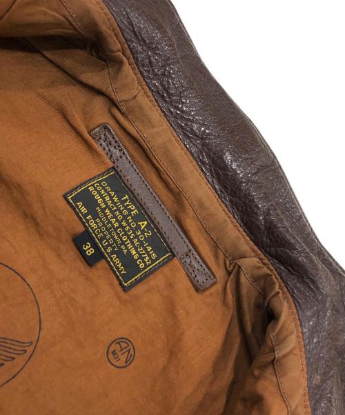 THE REAL McCOY'S（ザ・リアルマッコイズ）THE REAL McCOY'S (ザ・リアルマッコイズ) A-2フライトジャケット ブラウン サイズ:38の古着・服飾アイテム