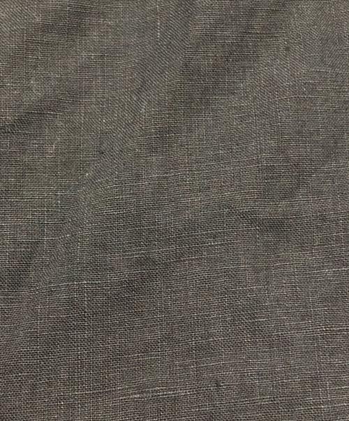 nest Robe（ネストローブ）nest Robe (ネストローブ) フリルリネンブラウス ブラック サイズ:Lの古着・服飾アイテム