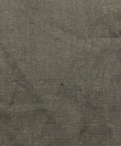 nest Robe（ネストローブ）nest Robe (ネストローブ) フリルリネンブラウス ブラック サイズ:Lの古着・服飾アイテム