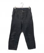 confectコンフェクト）の古着「コットンヘンプデニムトラウザーズ」｜ブラック