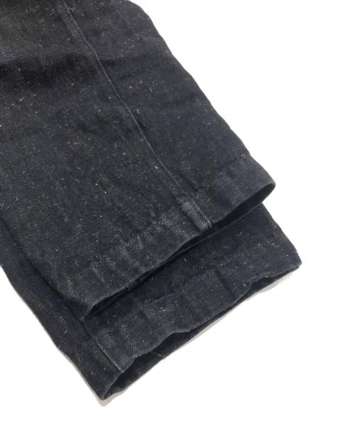 confect（コンフェクト）CONFECT (コンフェクト) コットンヘンプデニムトラウザーズ ブラック サイズ:3の古着・服飾アイテム