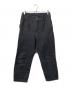 CONFECT（コンフェクト）の古着「コットンヘンプデニムトラウザーズ」｜ブラック