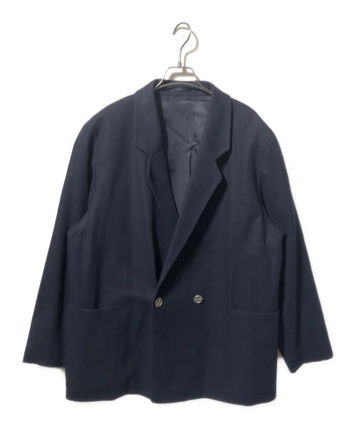 Burberry's（バーバリー）Burberry's (バーバリーズ) 銀釦ダブルウールジャケット ネイビー サイズ:なしの古着・服飾アイテム