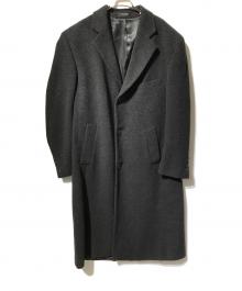 CHAPS RALPH LAUREN（チャップス ラルフローレン）の古着「ロングチェスターコート/ウールコート」｜グレー